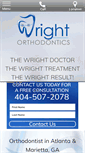 Mobile Screenshot of drwrightortho.com